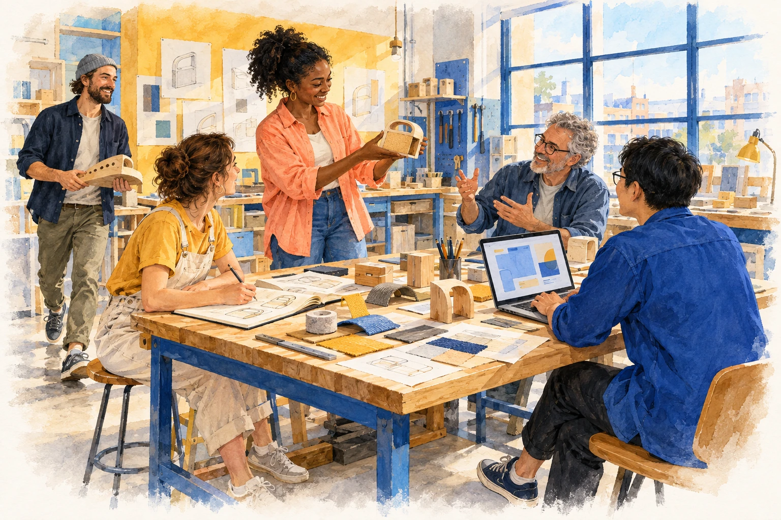 People building services, digital products, and projects together